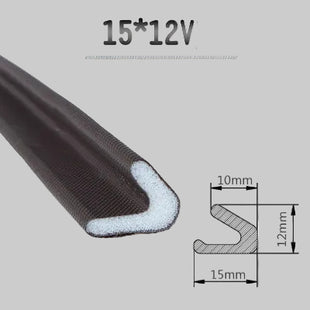 Premium PU Foam Door Window Seal Strip Soundproofing Anti-Collision Draft Stopper