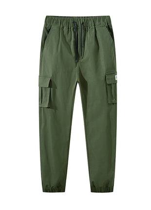 Hot-selling Casual Pants Men's American-style Hip-hop Multi-pocket Overalls Spring and Summer Thin Leg-toe Cropped Pants Men's