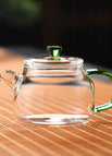 Yanchen small teapot with green handle 180ml