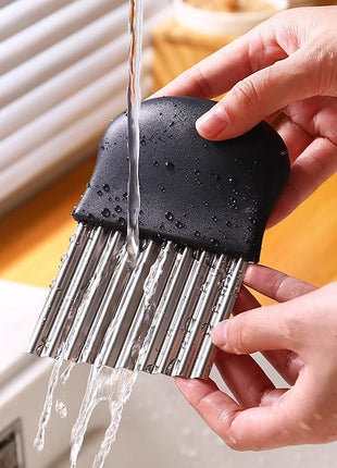 Professional Stainless Steel Wavy Knife for Commercial Kitchen Use