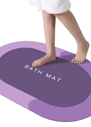 Bathroom Anti-slip Mat Household Toilet Floor Mat Absorbent Dirty Resistant Mat Diatom Mud Foot Mat