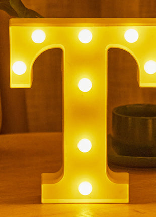 Decorative LED Alphabet Letter Lights for Weddings, Birthdays, Parties, Nightlight