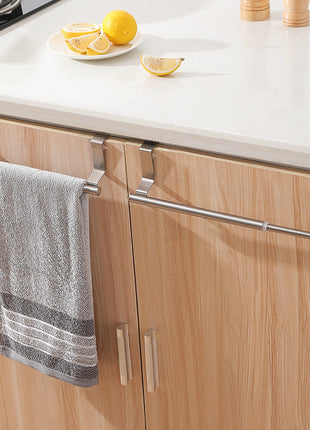 Stock 430 Stainless Steel Towel Rack, No-Drill Towel Bar, Bathroom Single Rod Towel Rack, Cabinet Storage Rack
