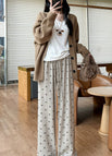 Butterfly pants--oatmeal color / One size fits all without pockets