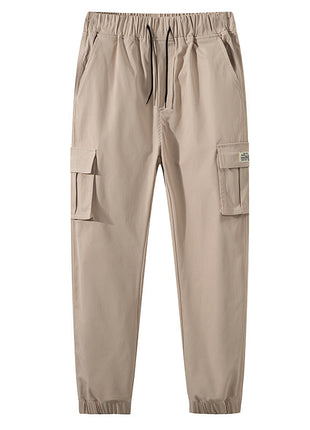 Hot-selling Casual Pants Men's American-style Hip-hop Multi-pocket Overalls Spring and Summer Thin Leg-toe Cropped Pants Men's
