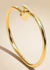 40-b-3 golden four-flower bracelet