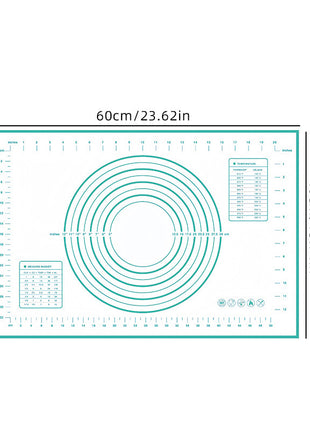 Large Non-Stick Silicone EVA Kneading Baking Mat with Measurement Scales