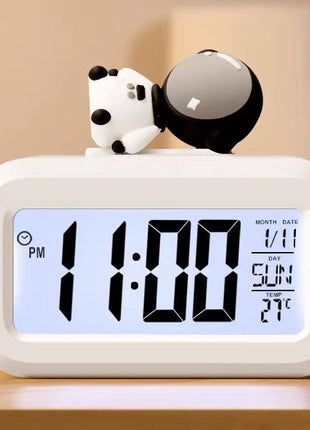 Minimalist Student Desk Alarm Clock with Chronograph, Timer, and Temperature Display