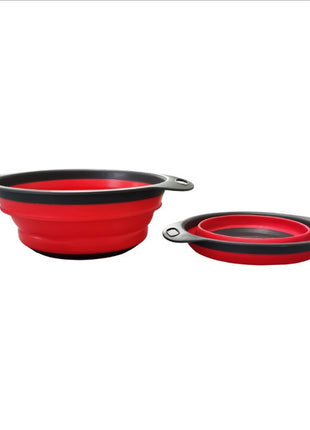 Retractable Silicone Kitchen Sink Drain Basket - Adjustable Dish Vegetable Strainer