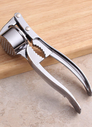 Durable Zinc Alloy Stainless Steel Garlic Press Mincer Crusher Kitchen Tool