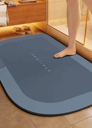 New Diatom Mud Absorbent Mat Bathroom Floor Mat Bathroom Door Non-slip Quick-drying Foot Mat Entry Door Ma