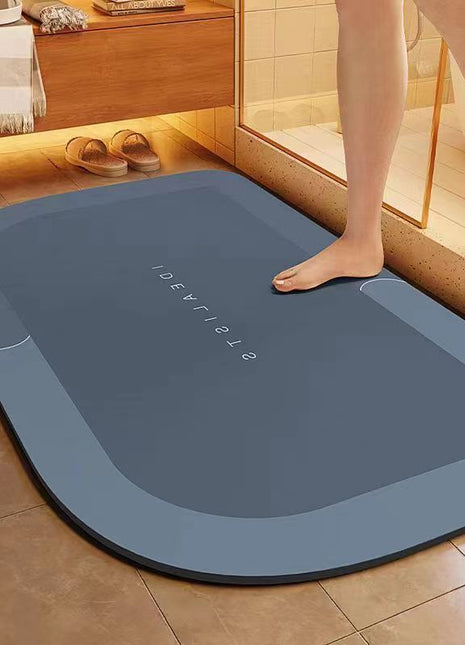 New Diatom Mud Absorbent Mat Bathroom Floor Mat Bathroom Door Non-slip Quick-drying Foot Mat Entry Door Ma