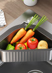 Gun gray drain basket