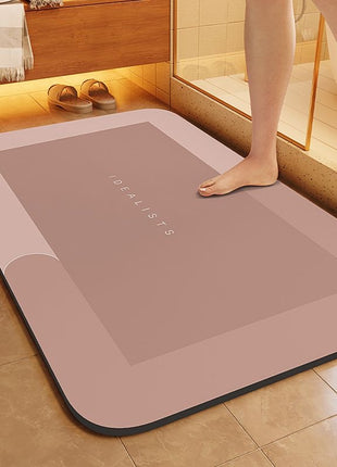 New Diatom Mud Absorbent Mat Bathroom Floor Mat Bathroom Door Non-slip Quick-drying Foot Mat Entry Door Ma