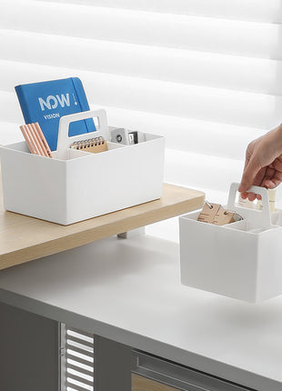Miscellaneous Basket Desktop Storage Box Compartment Portable Storage Box Art Student Brush Tool Box Student Stationery Organization Box