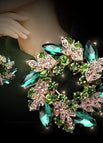Green double layer garland