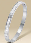 Shell bracelet steel color