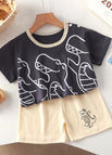 K003-short set of gray dragon
