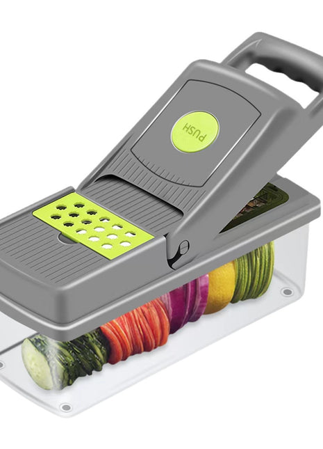 Multifunctional Kitchen Vegetable Chopper Slicer Dicer, Portable Easy Clean Shredder