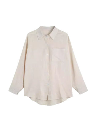 Japanese Retro Loose Fit Spring Shirt Korean Style Versatile Women's Blouse