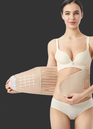 Breathable Postpartum Waist Trainer & Abdominal Support Belt for Women