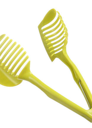 Fruit Slicer Fixed Clamp Tool for Slicing Lemons, Eggs, Potatoes, Tomatoes, Manual Kitchen ABS Gadget