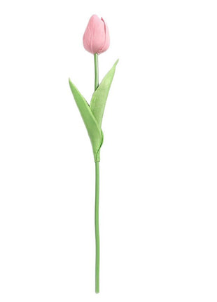 Lifelike PU Mini Tulip Artificial Flowers for Home Decor & Photography Props