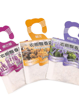 Long-Lasting Fresh Scent Sachets: Lavender, Rose, Lemon Aromatherapy for Home, Car