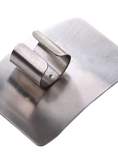 Durable Stainless Steel Kitchen Finger Guard for Safe Vegetable Slicing