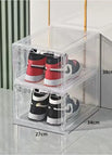 High model with open door, transparent white [2 pack]