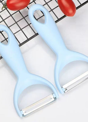 Ergonomic Stainless Steel Swivel Peeler for Fruits & Vegetables - Kitchen Essential