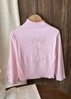 Isk pink embroidery