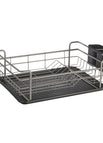 Black silver edge single layer [with two hanging baskets]