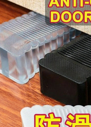 Premium Silicone Door Stopper Wedge: Windproof Anti-Pinch Home Safety Door Plug