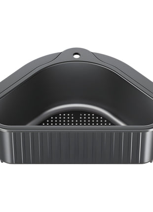 Compact Triangle Kitchen Sink Strainer, Food Waste Filter, Space-Saving Storage Caddy