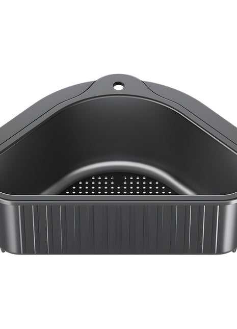 Compact Triangle Kitchen Sink Strainer, Food Waste Filter, Space-Saving Storage Caddy