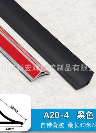 Durable Self-Adhesive PVC Corner Trim for Wood Floors & Walls