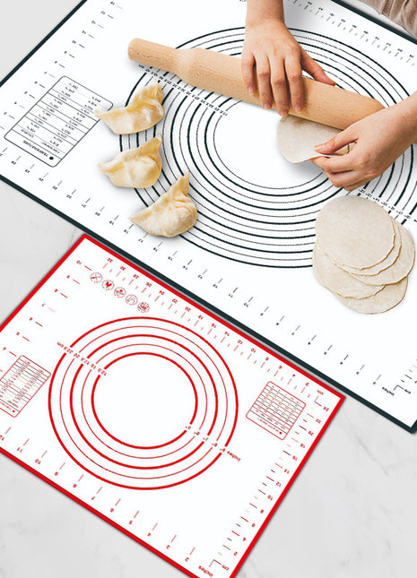 Large Non-Stick Silicone EVA Kneading Baking Mat with Measurement Scales