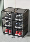 Front door tall model transparent black [6 pack]