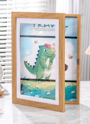 Magnetic Flip Kids Art Frame: Showcase Storage for Children's Creative Masterpieces