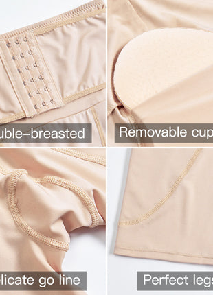 High Waist Tummy Control Shapewear Brief with Butt Lifter Postpartum Body Shaper