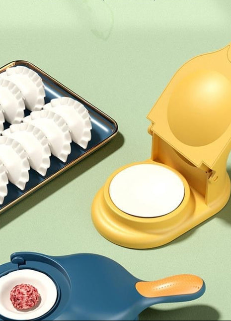 Effortless Manual Dumpling Maker & Dough Press Tool for Homemade Pastries