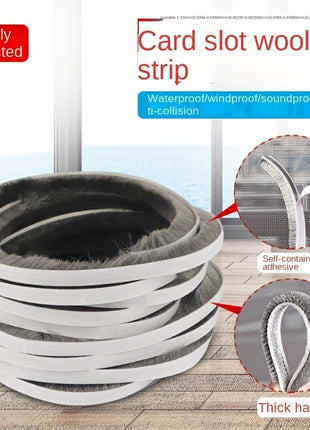 Premium Self-Adhesive Window Seal Strip: Draft Stopper, Windproof, Noise Reduction