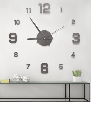 Silent Luminous Acrylic Wall Clock - Modern DIY Sticker Design for Home Decor
