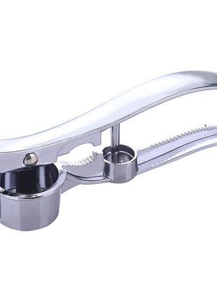 Durable Zinc Alloy Stainless Steel Garlic Press Mincer Crusher Kitchen Tool