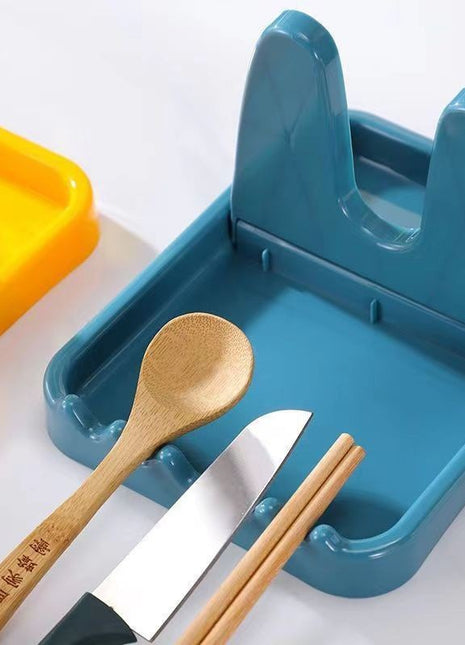 Foldable Kitchen Pot Lid and Utensil Holder Organizer Storage Rack