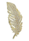 Golden glossy pole feathers