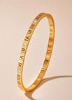 16-e-2 gold roman numeral bracelet