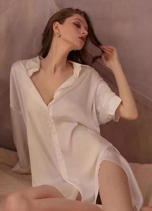 Chic Loose Fit Chiffon Long Sleeve Sheer Sun Protection Blouse for Women