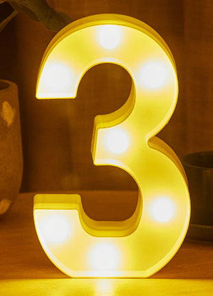 Decorative LED Alphabet Letter Lights for Weddings, Birthdays, Parties, Nightlight